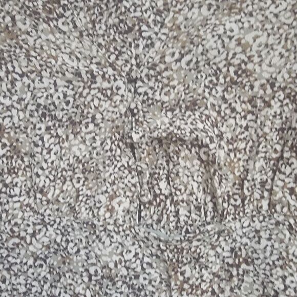 Zara Button Front Animal Print Mini Dress. Size S. - Picture 4 of 11